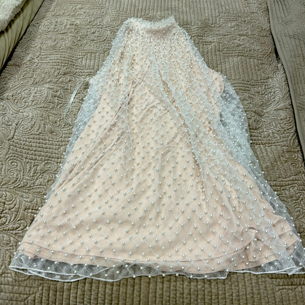 GORGEOUS Anthropologie Size XL Pearl Dress Pet/Smoke free home. MINT